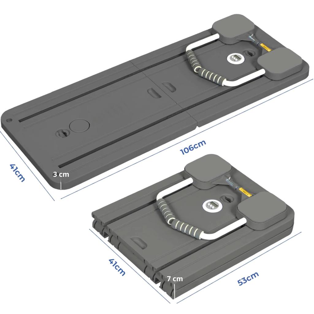 Pilatesbrett Übungen Reformer Pilates Matte Widerstandsbänder Timer [Reformer1]