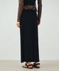 MONGDOL Foldable Banding Long Skirt Black Mdsk034Black