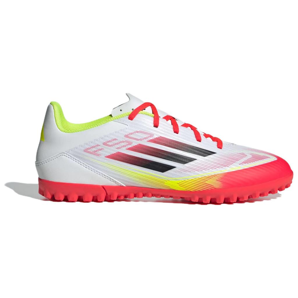 Adidas F50 Series Club Turf Comfortable Fashion Non-Slip Durable Football Shoes Unisex Football Shoes White Red IE1225