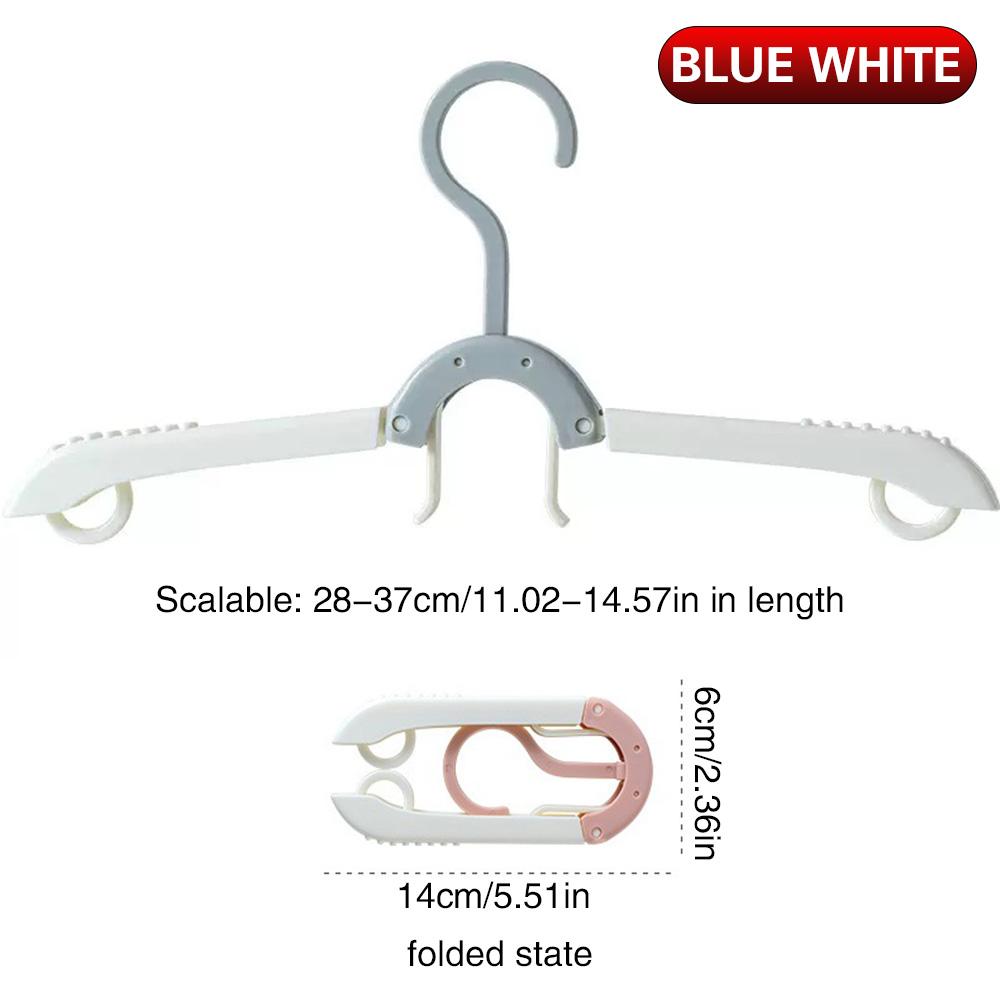 Portable Foldable Travel Clothes Hanger Multifunctional Folding Clothes Rack For Business Trip Home