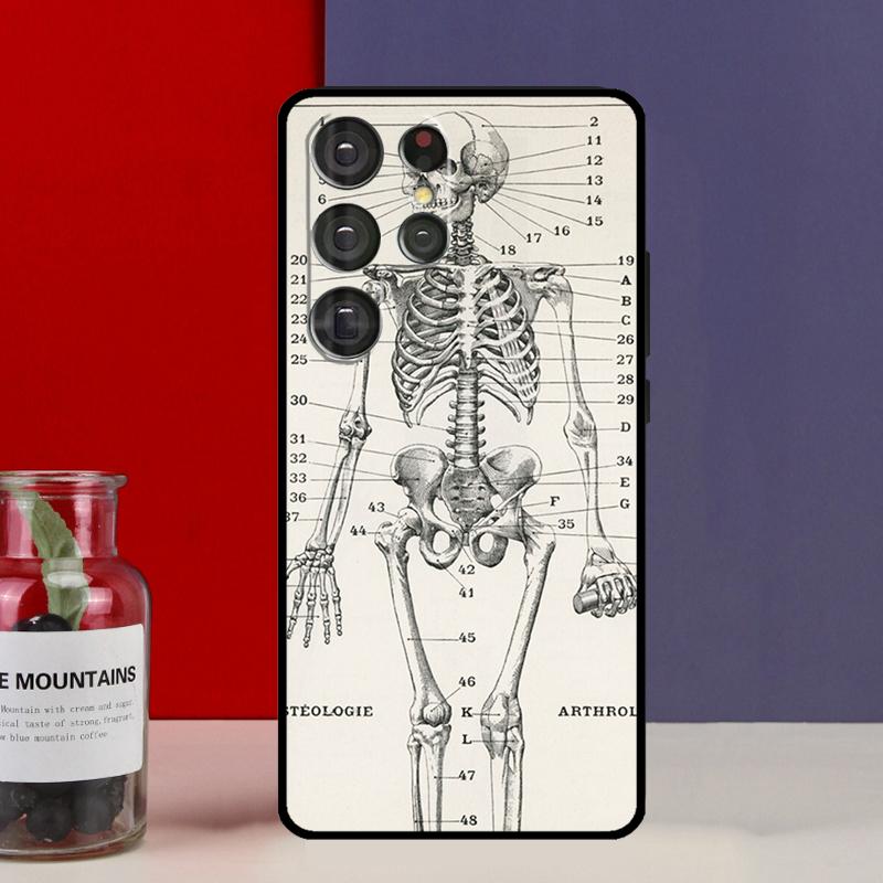 Medical Human Organs Brain Funda Case For Samsung Galaxy S25 Ultra S9 S10 S20 S21 FE S22 S23 Plus S24 Ultra Phone Cover