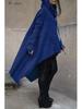 2023 Autumn/Winter European & American Solid Color Long Hooded Sweatshirt