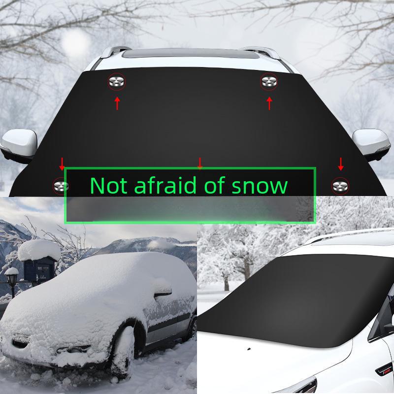 Winter Car Snow Shield - Front Windshield Cover for Snow and Frost Protection.