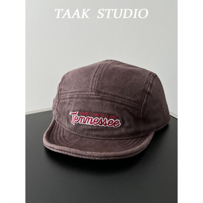 Baseball Cap Trendy Baseball Cap American Retro Ripped Baseball Cap Women Spring And Summer Washing