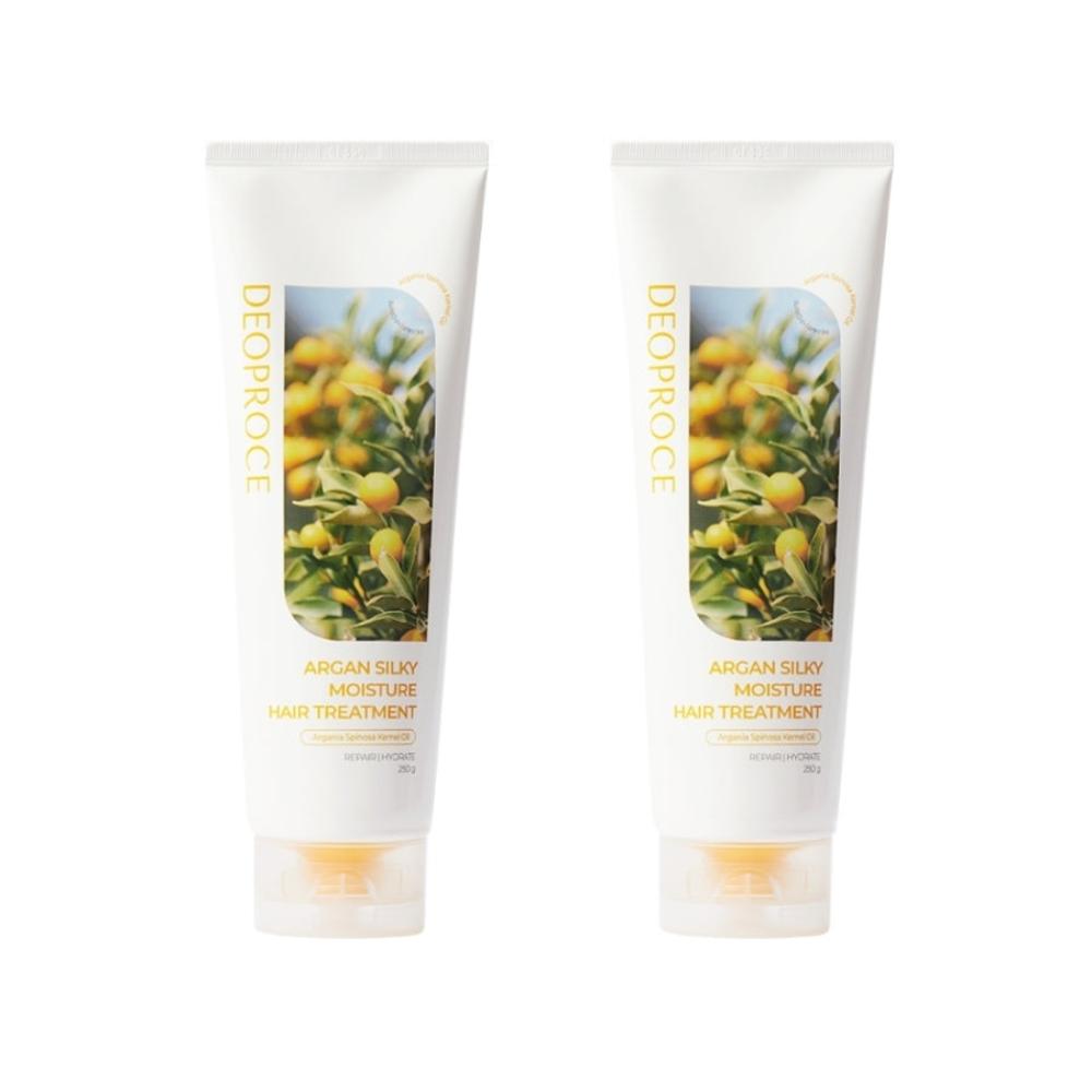Deoproce Argan Silky Moisture Hair Treatment 250g*1Pc/2Pcs