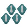 4pcs Reusable Panty Liners Highly Absorbent Cotton Washable Sanitary Napkins for Overnight