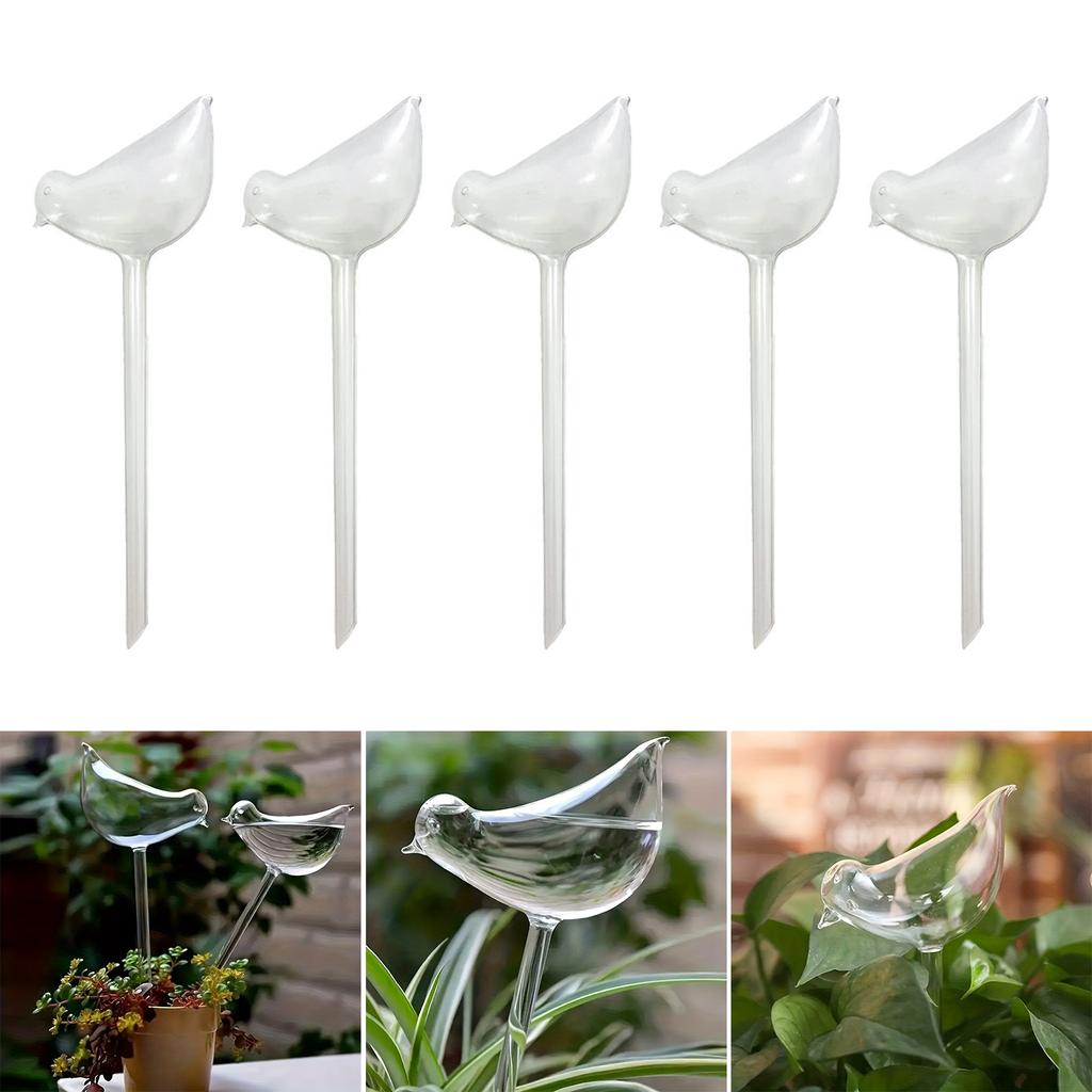 Transparent Bird Watering Device Plant Automatic Watering Device Plant Watering Ball Indoor Outdoor Plant Automatic