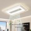 Tricolor Smart Voice Dimmable Bladeless Ceiling Fan Light for Living, Dining, or Bedroom