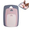 Cutting Boards for Kitchen Slim Surface Chopping Board Durable Plastic Cutting Board Set with Easy Grip for Kitchen for Meat