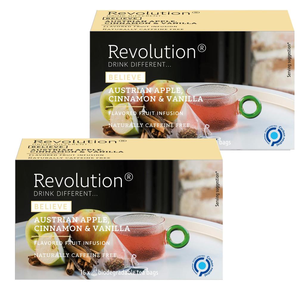 Nakato Revolution Revolution Tea Apple Cinnamon Vanilla x 16 Set of 2 & (3g bags)