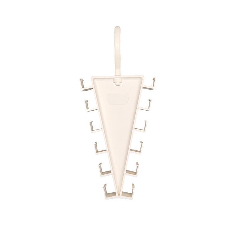 V-shaped Double-sided Storage Rack Multifunctional Closet Hanger Space Saving For Clothes Hats Belts Scarves Coat Rack