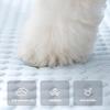 Dog Cooling Mat Ice Silk Cooling Pet Mat Bed Breathable Summer Pet Sleeping Pad with Neck Support Pillow for Small Dogs Cats