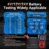 KONNWEI KW341 Car Moto Truck Battery Diagnostic Tool 6V 12V 24V Fault Data Printing Start Voltage Test Car Battery Charging Scan