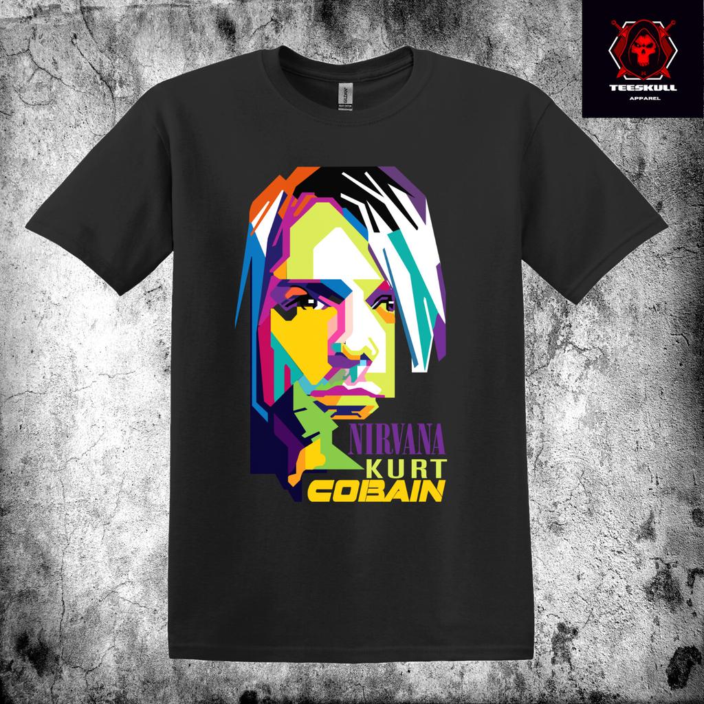 Nirvana Kurt Cobain Heavy Metal Rock Band Tee Unisex T-shirt S3XL