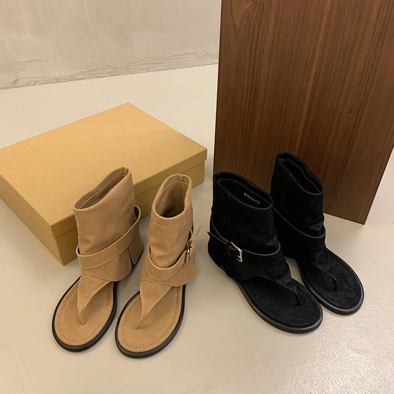 Móda Nový Styl Populární Dámské Letní Boty Otevřená Špička Baleríny Střapec Módní Design Sandály Římské Sandály Elegantní Obuv Sandály Plus Size