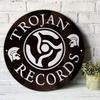 Vintage Round Metal Sign Flower Bucket Kitchen Decor Gift