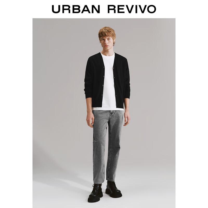 UR Men's Tapered Washed Denim Jeans