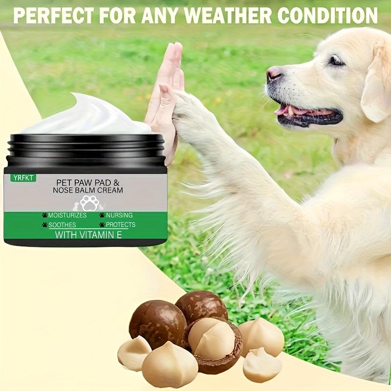 Crema per la cura degli animali domestici, Crema idratante per cani e gatti, Lenisce screpolature secche, Nutre in profondità unghie e naso degli animali domestici, Fornisce 24/7 di protezione con Vitamina E