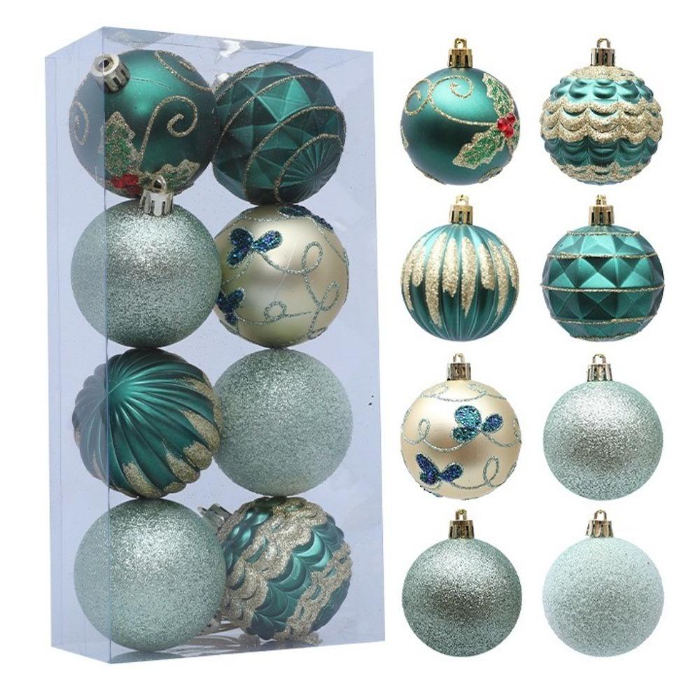 Shatterproof Painted Christmas Ball 6cm Christmas Baubles Christmas Hanging Ball  Home Xmas Decor