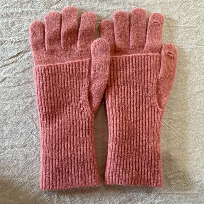 Women s Convertible Knitted Winter Gloves