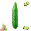 Simulation Concombre Jouet Anti-Stress Anti-Anxiété Concombre à Presser Jouet Légume Doux Extensible Fidget Jouet Sensoriel à Pincer Cadeaux de Fête