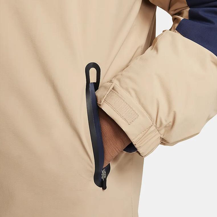 Nike Color Block Hooded Casual Jacket Kids Jackets Yellow FV5999-200