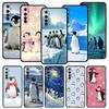Penguin Kawaii Cute Phone Case For Realme 16 15T 14 13 12 11 10 4G 9 8 5G Pro Plus C21 C25 C35 GT5 GT3 GT2 Neo 2 3 3T 5 Cover