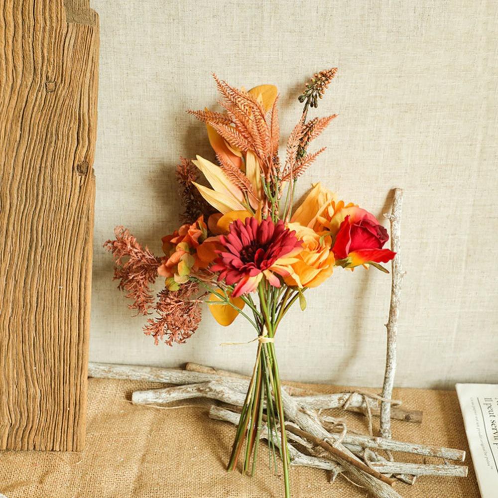 Simulation Flowers Artificial Plants for Fall Autumn Thanksgiving Day