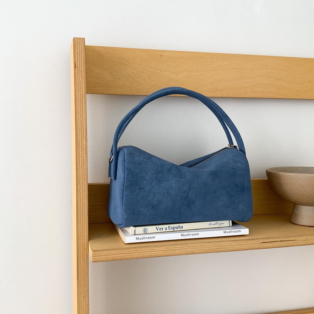 Retro Faux Suede Women's Handbags  Pillow Bags for Women Small Shoulder Crossbody Bag  Matte Texture Clutch Purse