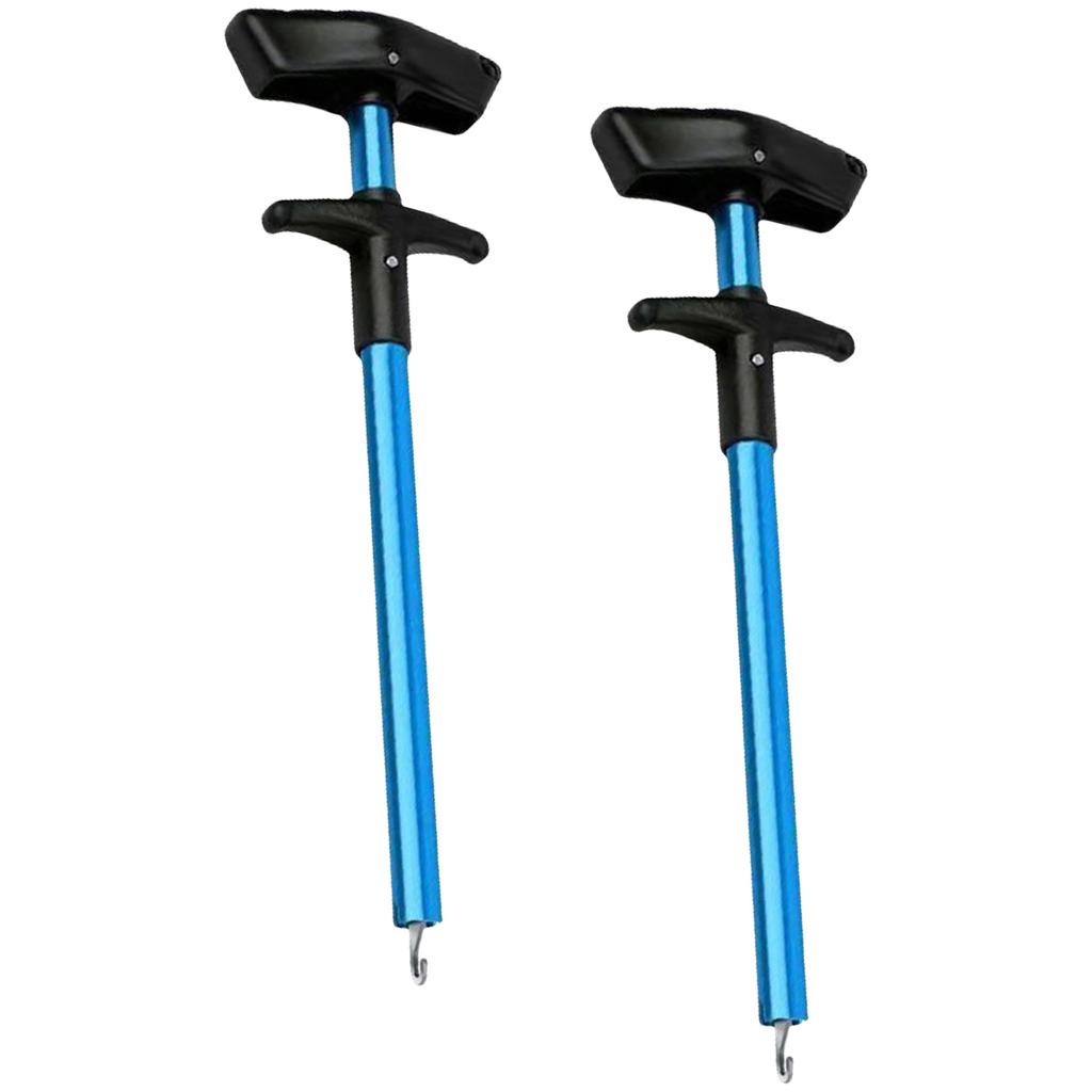 2Pcs Fish Dehooker Fishing Hook Separator Aluminum Unhook Extractor Fishing Gear Squeeze Out Fish Hook Remover Tools