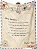 1PC Gift To Dad Thin Blankets for Father's Day Anniversary Birthday Mother's Day for Mom Wife Uncle Grandma Abuela Soft Throw