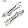 SATA Round Jaw Locking Pliers with Wire Cutter