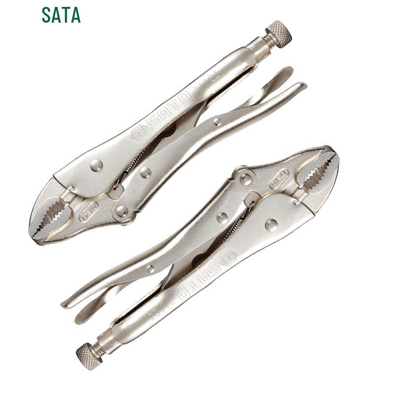 SATA 10-inch Round Jaw Locking Pliers with Cutter