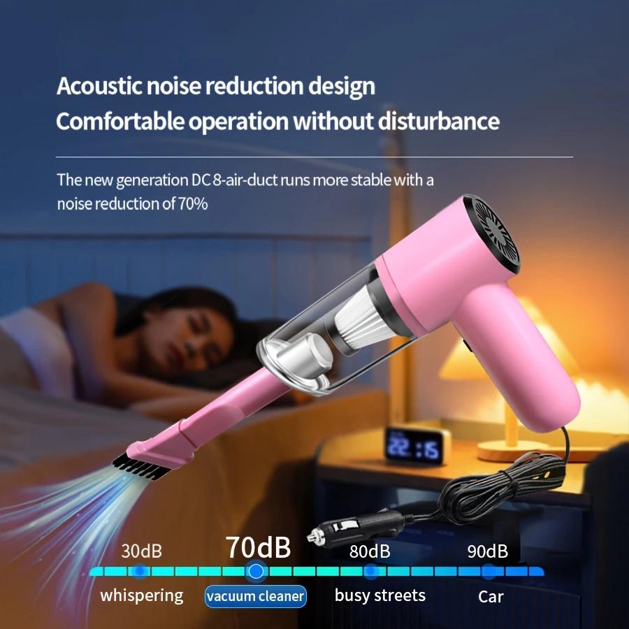 Powerful 12V Wired Handheld Car Vacuum | In-car Mini Dust Removal, Perfect for Removing Pet Hair and Cat Hair