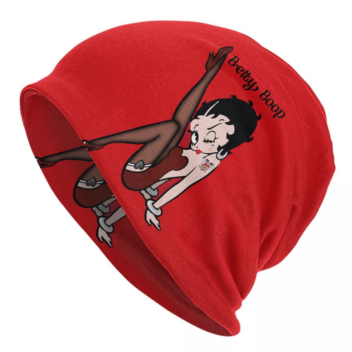 

Шапки-бини с героями мультфильмов «Миссис Буп», женские шапки-бини Bettys, Новое поступление, винтажные шапки с героями мультфильмов One Size