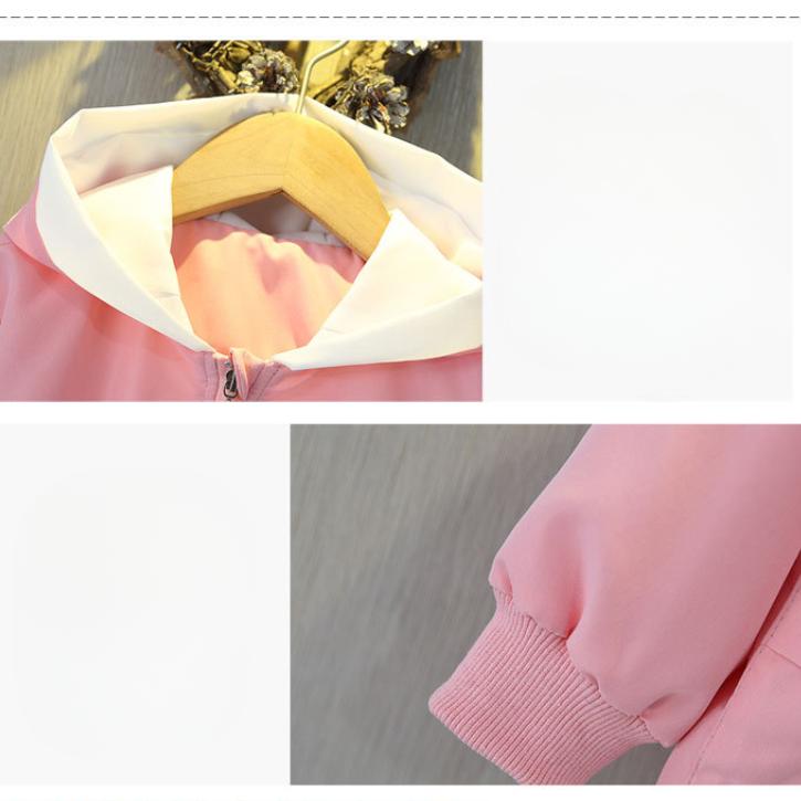 Îmbrăcăminte pentru copii Jachetă de primăvară și toamnă pentru fete cu glugă iepuraș de desene animate jachetă de primăvară jachetă cardigan