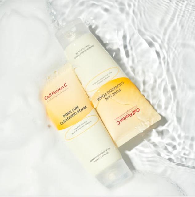 Cell Fusion C Pore Sun Cleansing Foam 150ml – Deep Clean & Pore Care