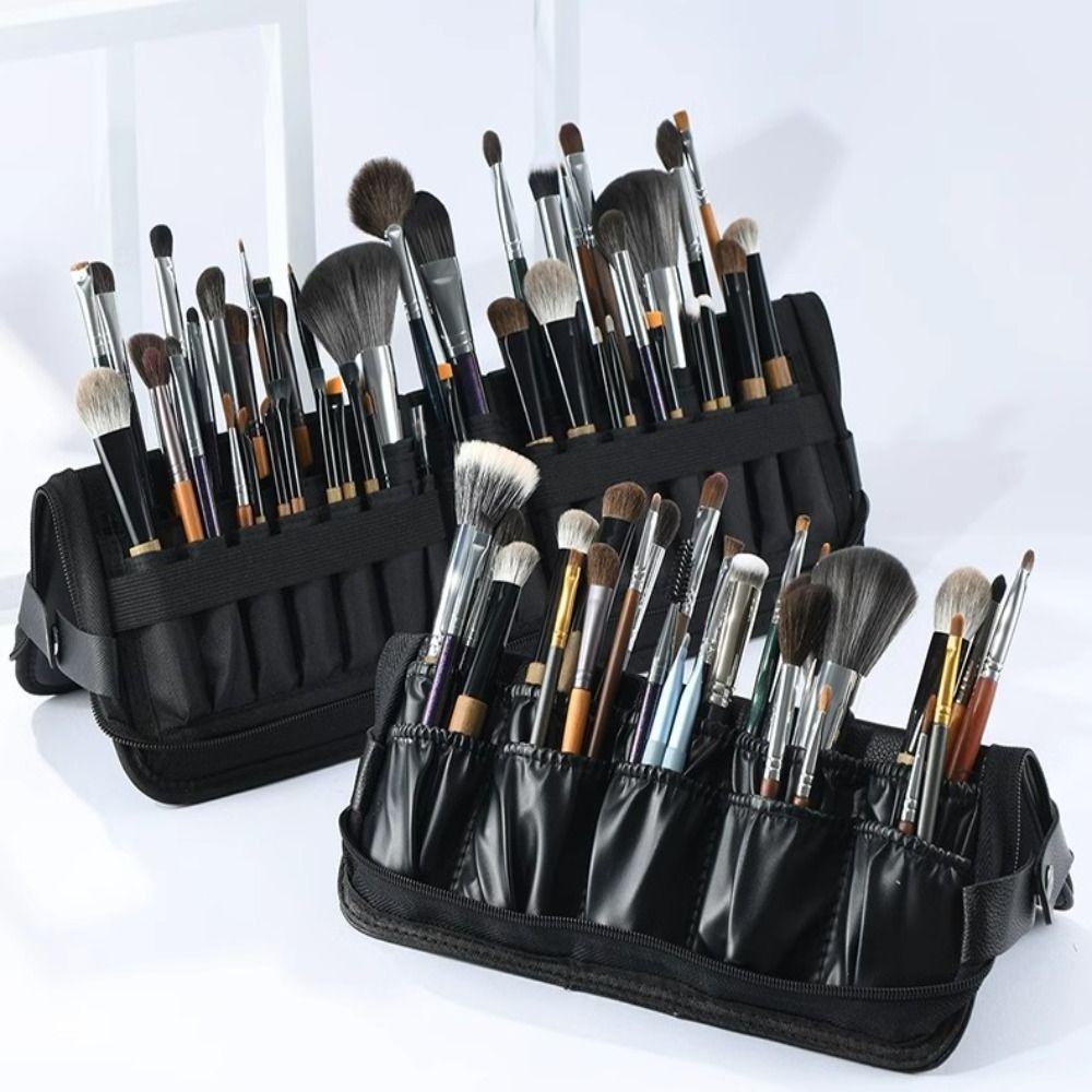 

Пылезащитный чехол для кистей для макияжа, переносной защитный чехол для косметических кистей, переноска для принадлежностей для макияжа 20 Hole White