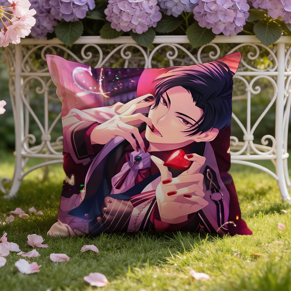 Anime Hra O-obey me Povlak na polštář Domov & Auto Dvouscénový povlak na polštář: Oboustranné pro prémiové pohodlí