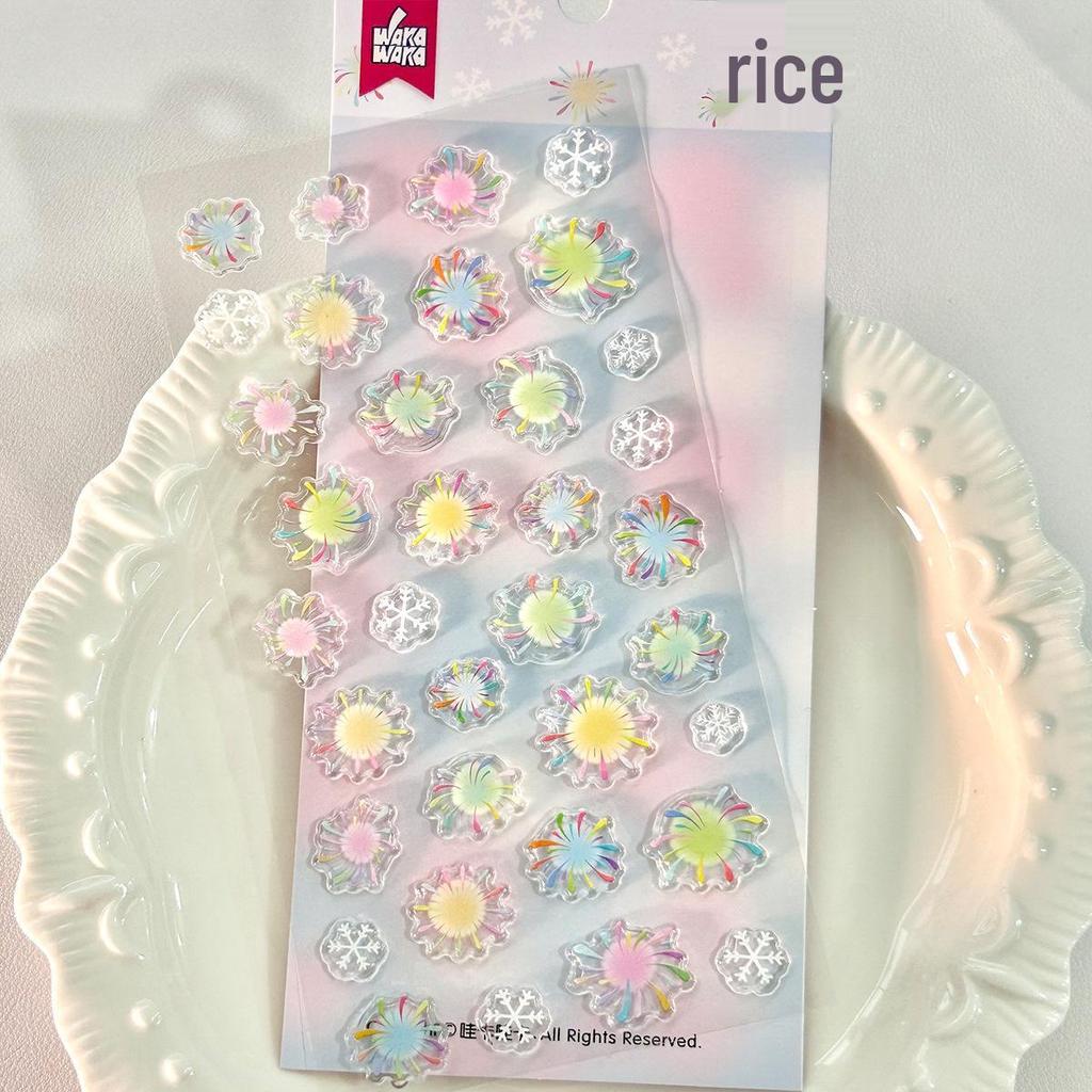 3D Droplet Gel Stickers for Journals & Phone Cases