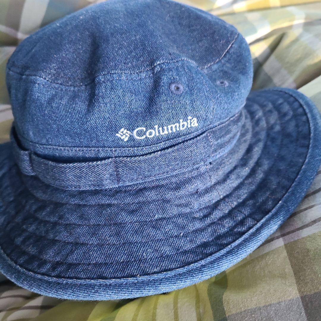 Used Columbia outdoor hat denim unused item