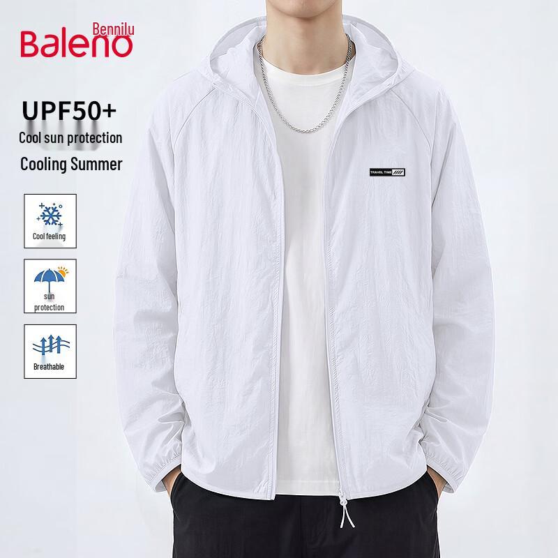 Baleno Men s Lightweight Ice Silk Sun Protection Hoodie 4XL