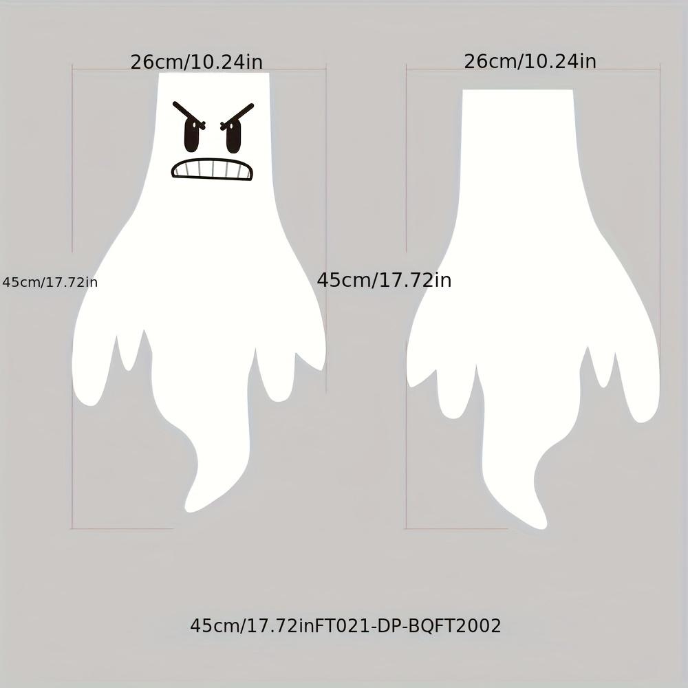 1pc Halloween Ghost Face Flag Windsock Outdoor Courtyard Decoration Scary Wind Tunnel Flag for Halloween Party Supplies