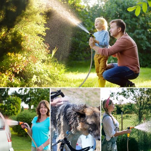 AUPETEK Water Supply Hose Set for High-Pressure Washers, Gray, 15m