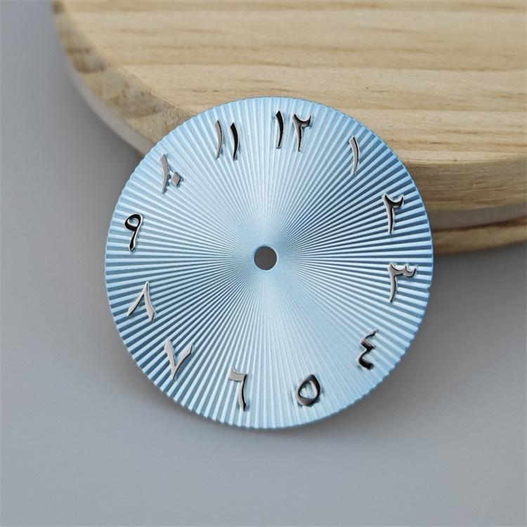 NH35 28.5MM Zifferblatt Uhr S Zifferblatt Arabisches Zifferblatt Leuchtendes Zifferblatt Geeignet für NH35 nh36 Uhrwerk Uhrenzubehör