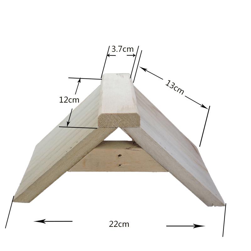Solid Wood Pigeon Perch and Resting Rack for Racing Homing Pigeons