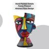 Abstract Face Planter Pot Resin Abstract Face Flower Pots For Table Decorative Flowerpot Plant Containers Home Accessories