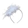 Floral Flower Headband Mesh 1920s Hair Accessories Retro Feather Hairpiece  Wedding