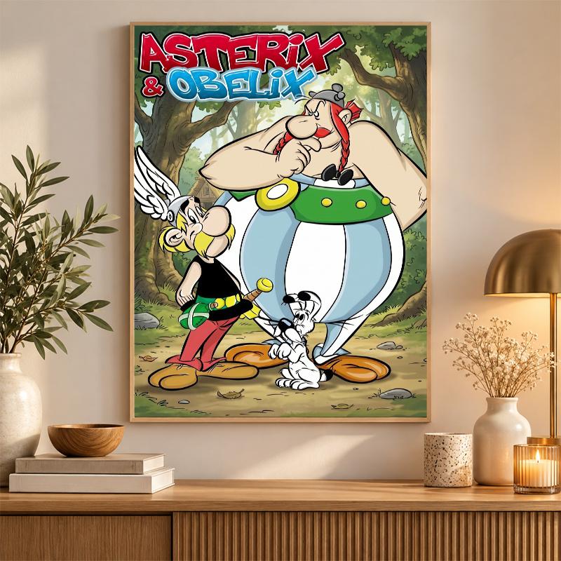 Asterix Diamond Painting Kit 5D Full Drill DIY Diamond Mosaic Wall Art Home Decor