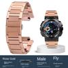 Small Gun Metal Men Watchband For Casio GM-110 GA-110 GM-110GB Strap GSHOCK DW5600 Stainless Steel Watch Bracelet Accessories